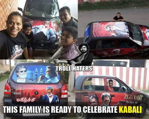 Kabali fans celebration memes