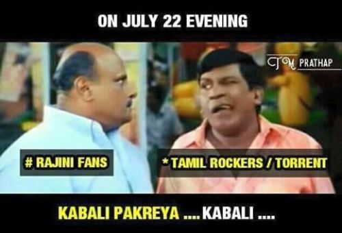 Kabali tamilrocker memes