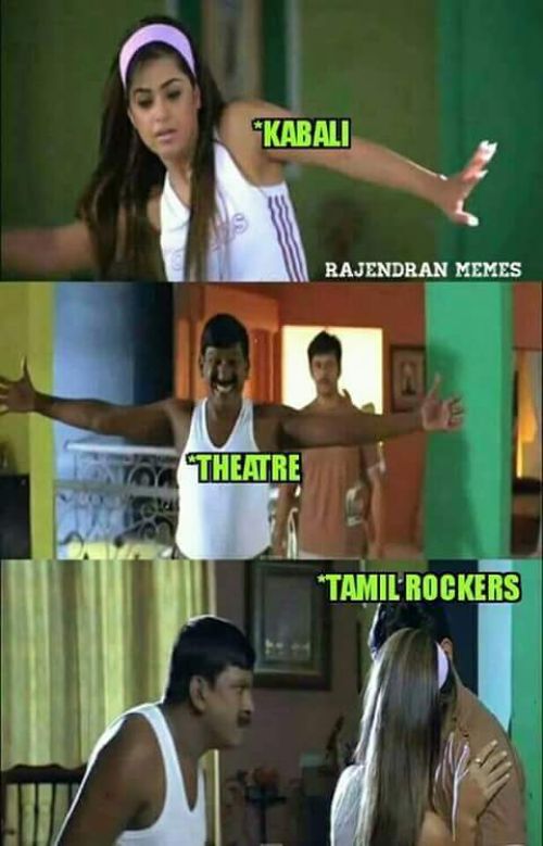 Kabali memes tamilrockers