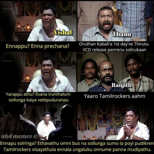 Kabali tamilrocker trolls