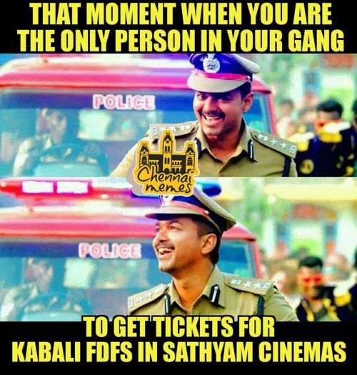 Kabali sathyam cinemas fdfs tickets