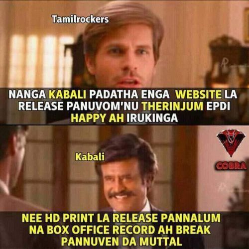 Kabali box office vs tamilrocker online