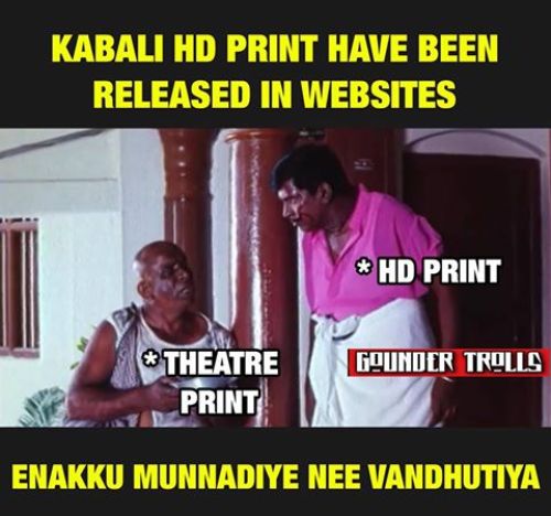 Kabali HD Print in Tamilgun