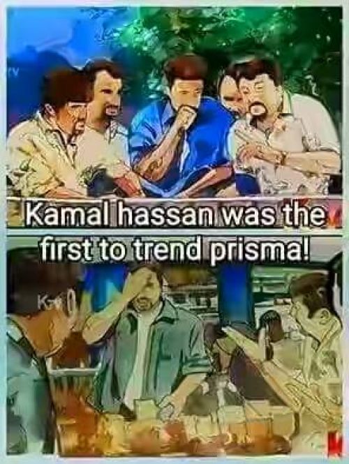 Kamal haasan prisma app funny efftecs