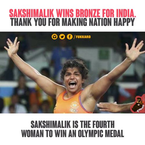 Sakshi Malik's Victory at Rio Olympics 2016.Â 