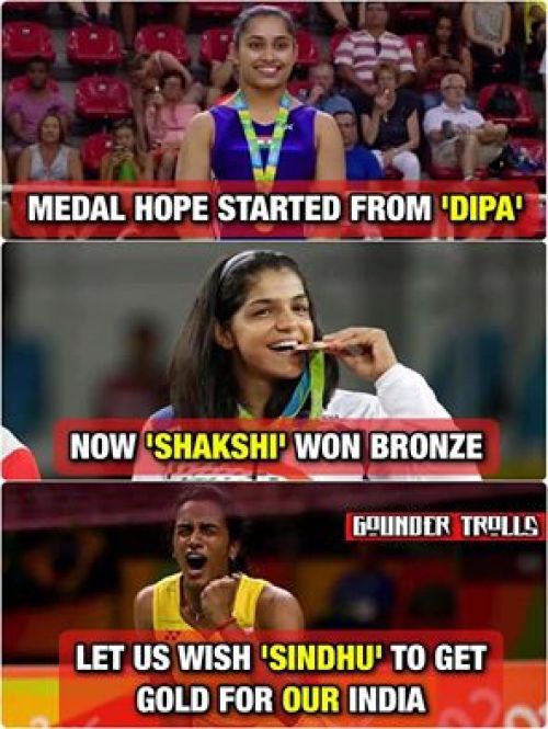 PV Sindhu Olympics Victory Memes