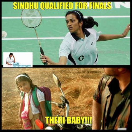 PV Sindhu Rio Olympics Winner Memes