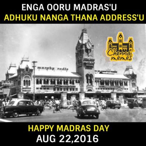 Madras Day Memes