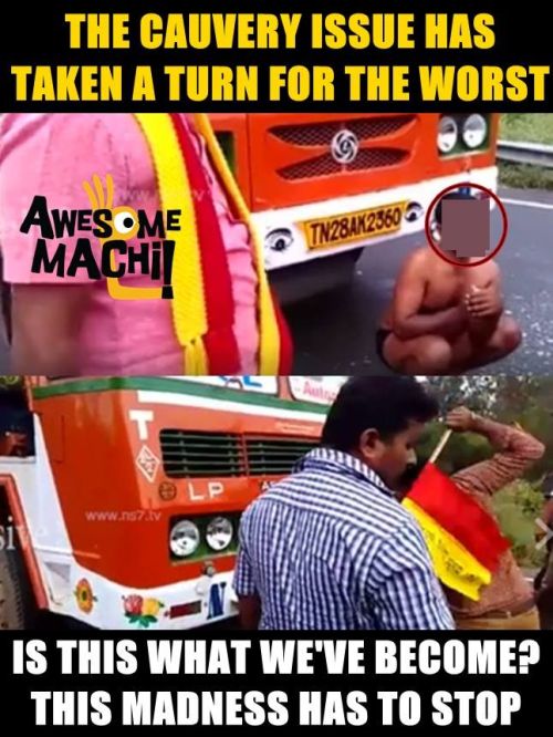 Karnataka tamilnadu problem memes