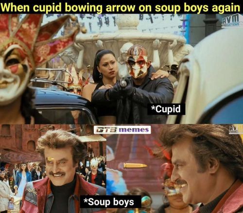 Tamil love scene cupid memes