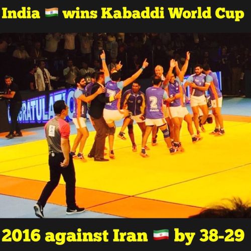 Kabaddi 2016 worldcup title won memes