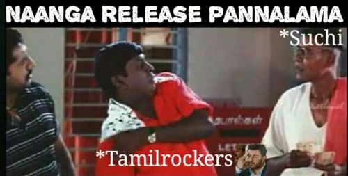 Tamil rockers Suchitra memes