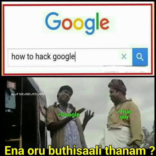 How to hack google funny meme