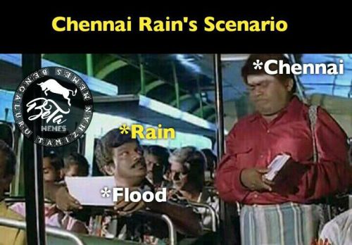 Chennai rains memes