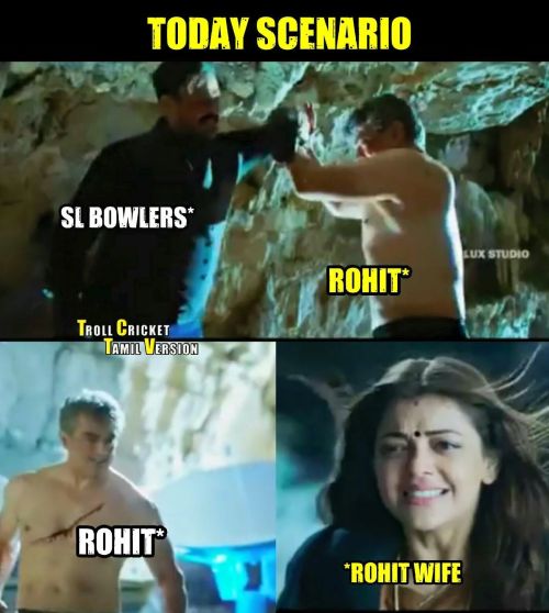 Rohit sharma 208 runs trolls