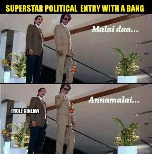 Rajinikanth politics entry memes