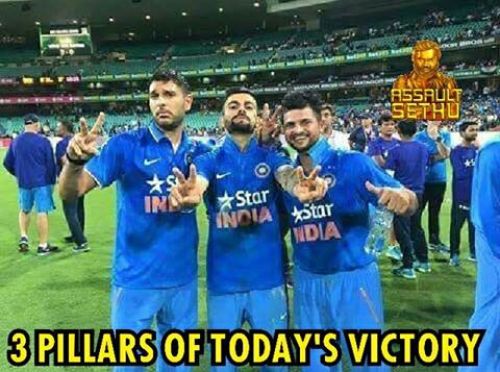 Indian cricket team trolls